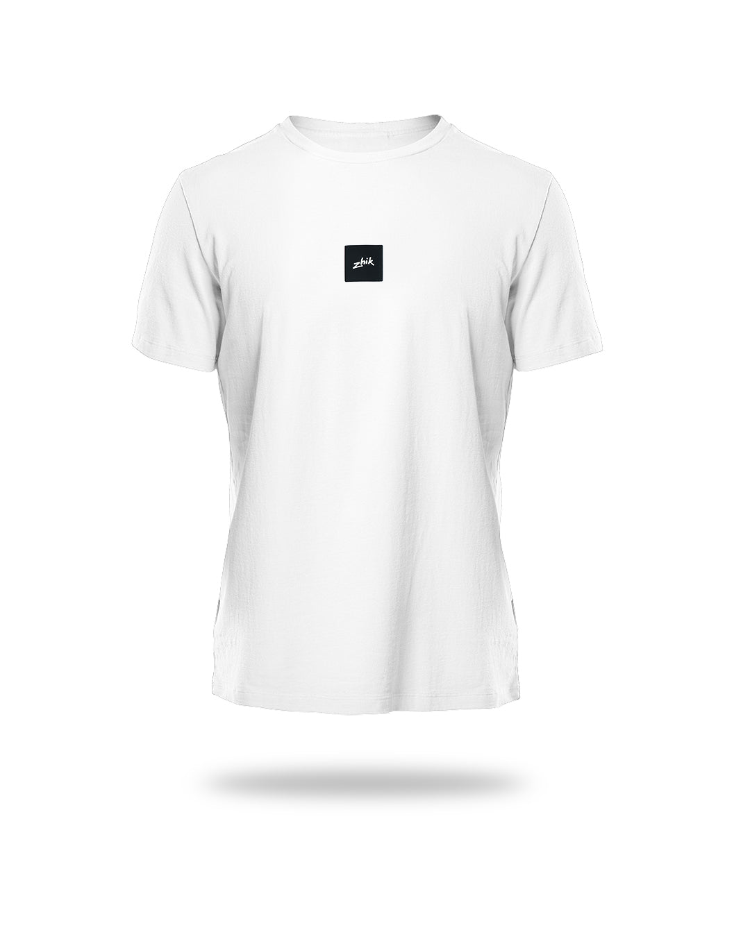 Zhik Mens Square Print Tee - White | SendIt Sailing