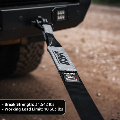 TowPro™ Recovery Tow Strap | Off Road 4x4 Towing Rope (31,542 lbs)