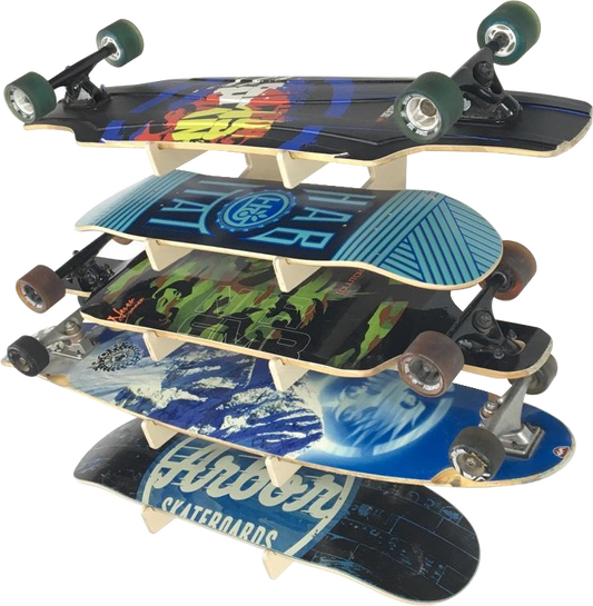 THE SHOWCASE skateboard wall rack