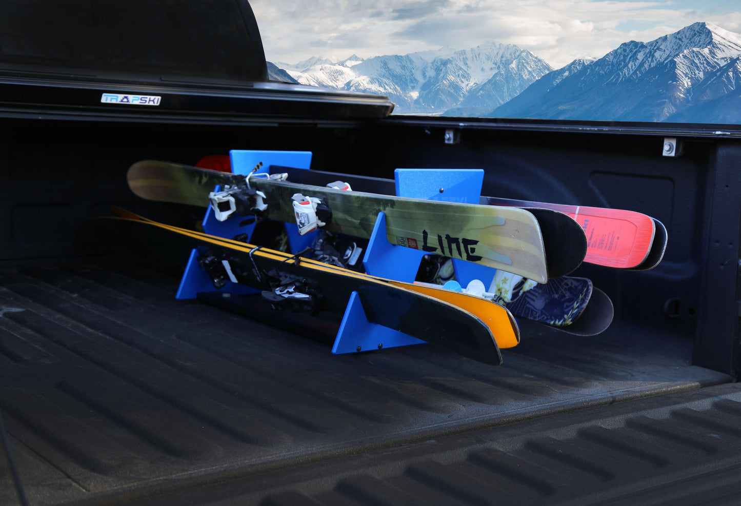 TRAPSKI POWDER QUAD Mobile Ski Rack