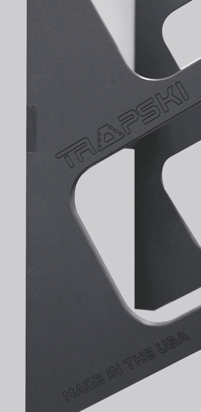 TRAPSKI Versa Deep Profile 2 Double Slot Chair Rack - Thumbnail 4