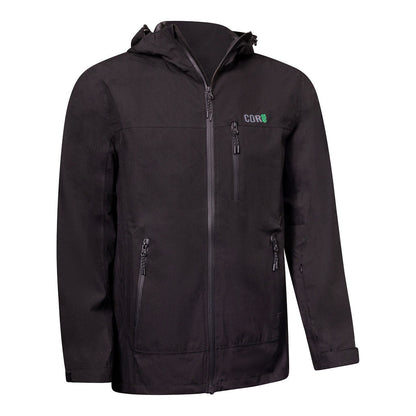 The Huakai Travel Rain Jacket - Black