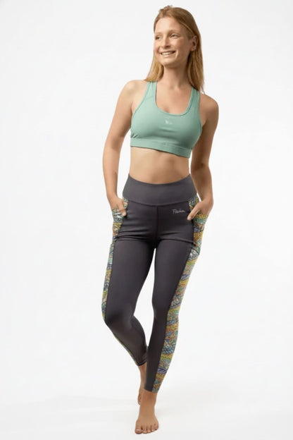 Tropical Tarpon Pocket Leggings