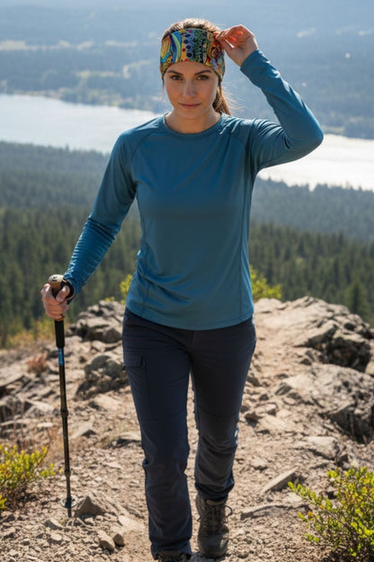 Unbound Brown Jersey Headband