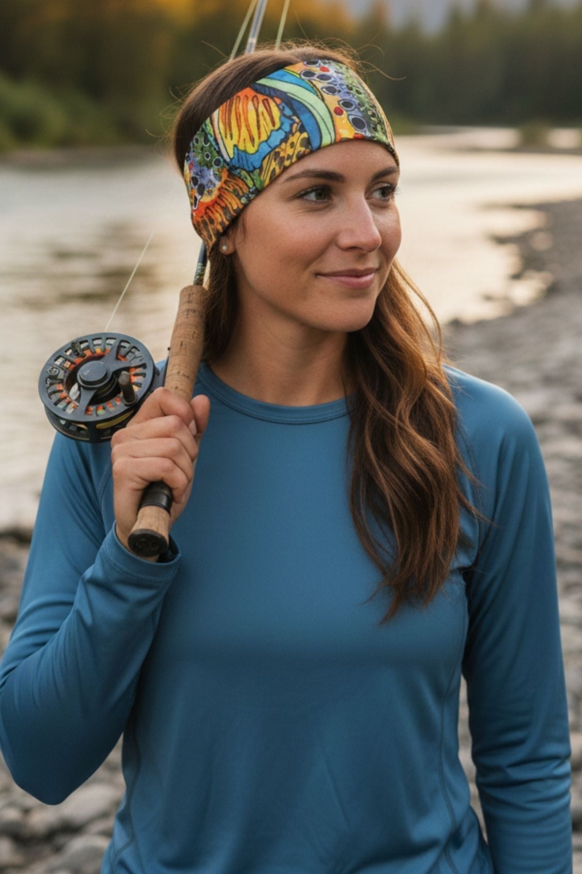 Unbound Brown Jersey Headband