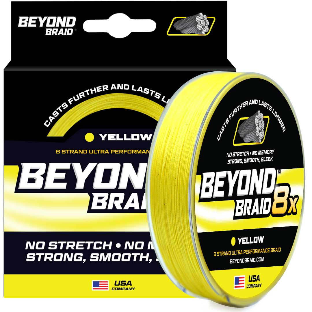 Yellow 8X- No Fade - Ultra Performance 8 Strand