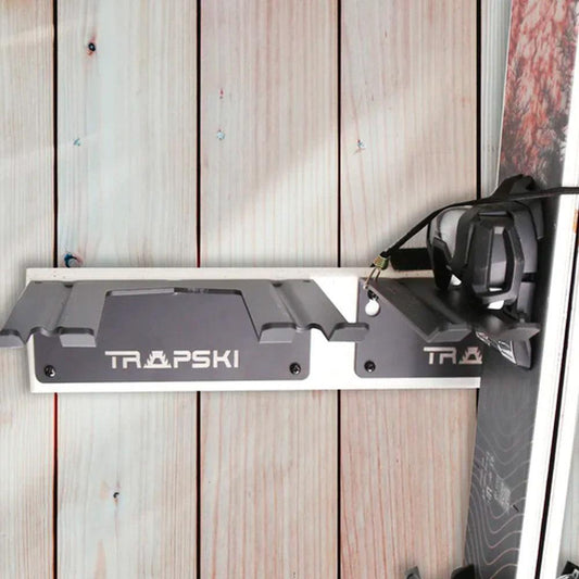 Wall Rack Holds Skis or Snowboard by Bindings, Yard Tools, Gear & Equipment - Made in the USA