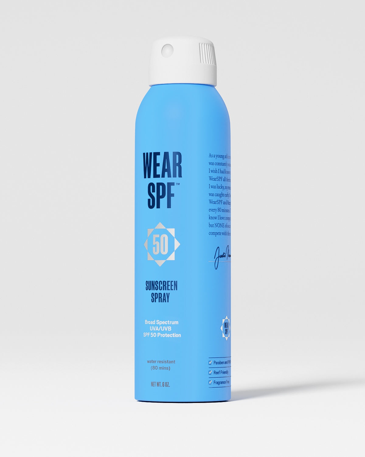 Wear SPF Suncreen Spray