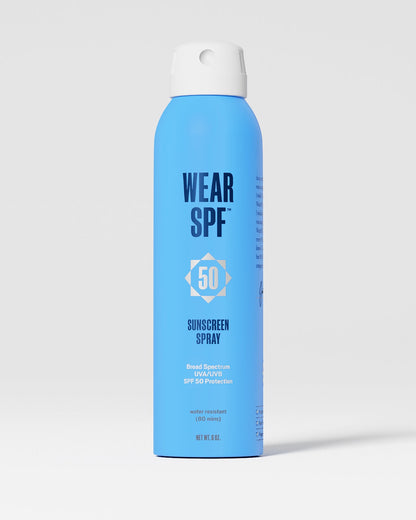 Wear SPF Suncreen Spray