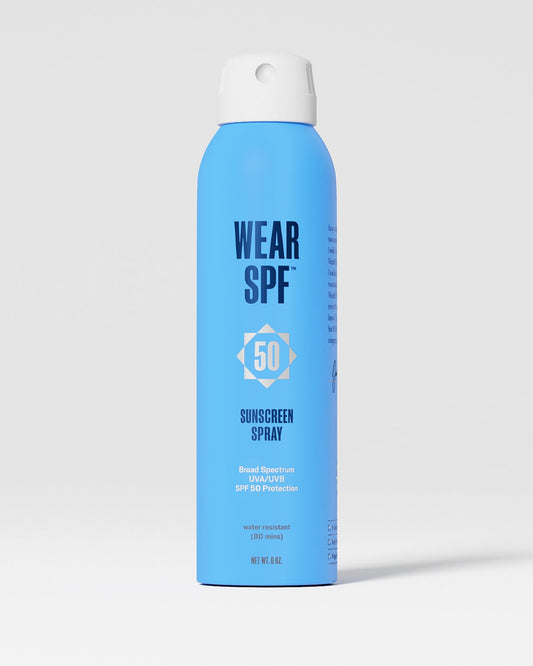 Wear SPF Suncreen Spray