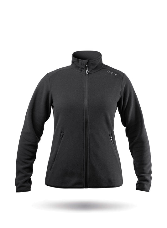 Zhik Womens Black Full Zip Fleece Jacket | SendIt Sailing