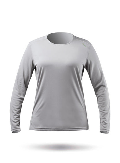Zhik Womens UVActive Long Sleeve Top - Grey | SendIt Sailing