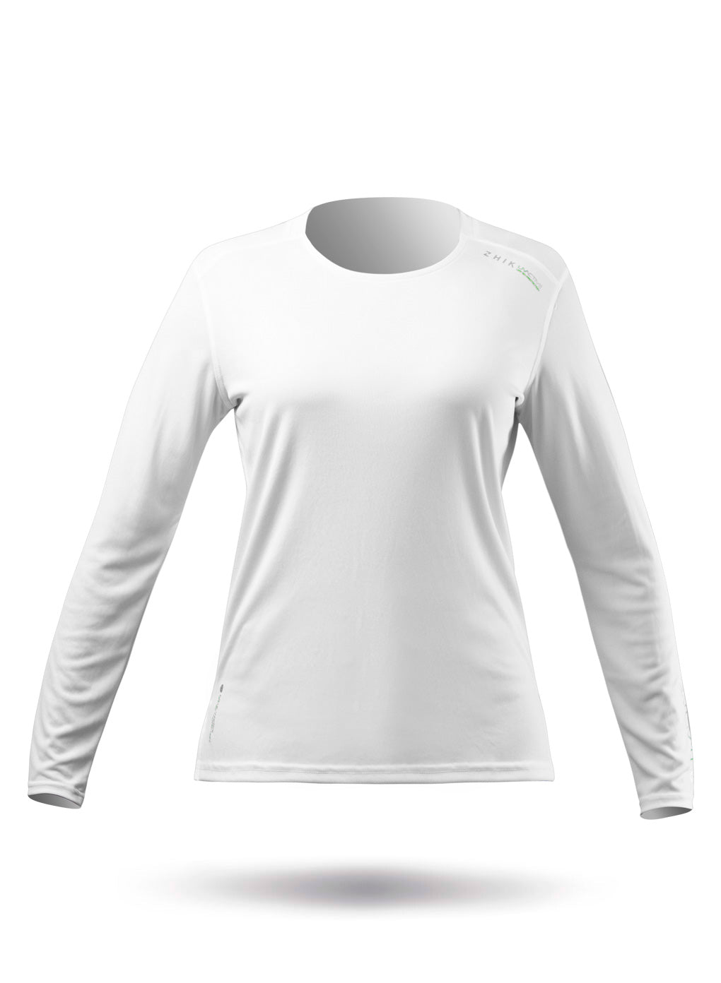 Zhik Womens UVActive Long Sleeve Top - White | SendIt Sailing