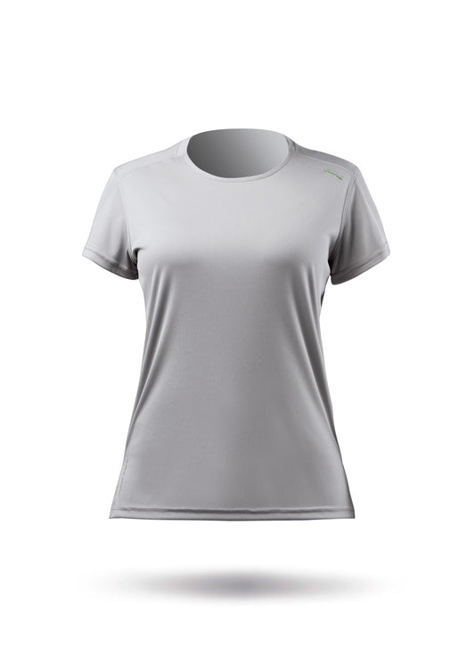 Zhik Womens UVActive Short Sleeve Top - Grey | SendIt Sailing