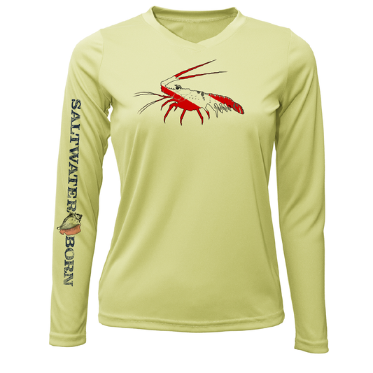 Florida Lobster Long Sleeve UPF 50+ Dry-Fit Shirt