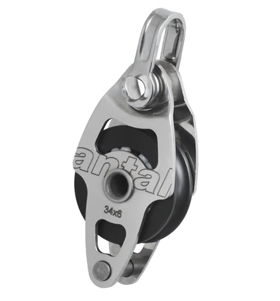 Antal 00302 Single Shackle Block with Becket | SendIt Sailing