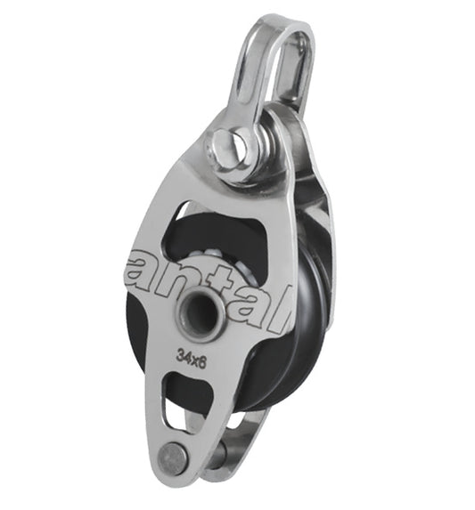 Antal 00302 Single Shackle Block with Becket | SendIt Sailing