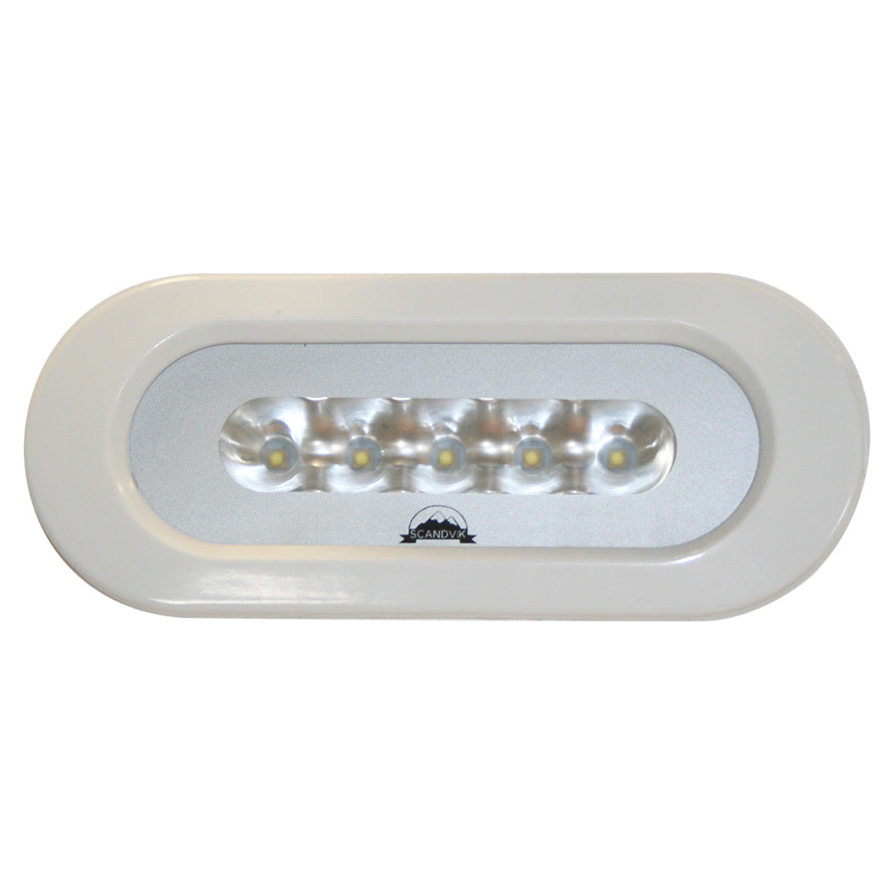 Scandvik Flush Mount Spreader Light - 10-30V - White | SendIt Sailing