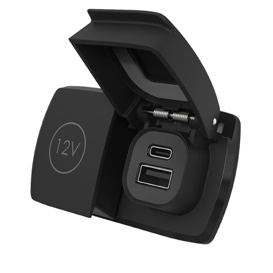 Scanstrut Flip Pro Duo - USB-A and USB-C with 12V Power Socket | SendIt Sailing
