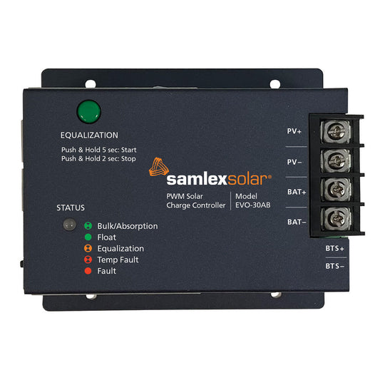 Samlex Solar Charge Controller - 12/24 PWM - 30 AMP | SendIt Sailing