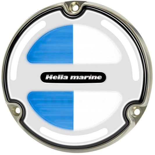 Hella Marine Apelo A3 White/Blue Underwater Light - Bronze - White Lens | SendIt Sailing
