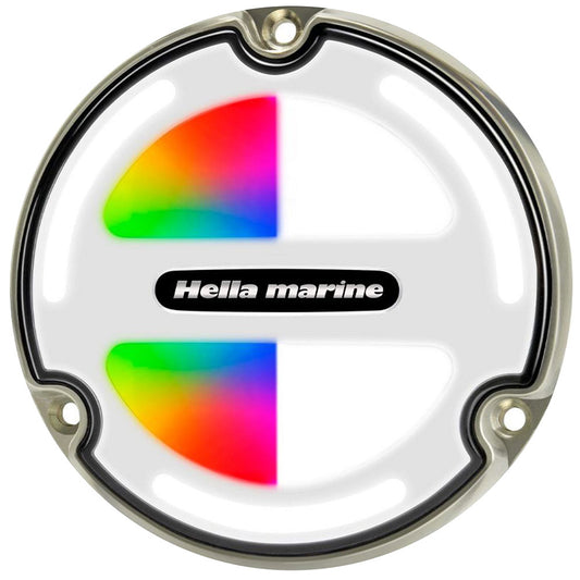 Hella Marine Apelo A3 RGBW Underwater Light - Bronze - White Lens | SendIt Sailing