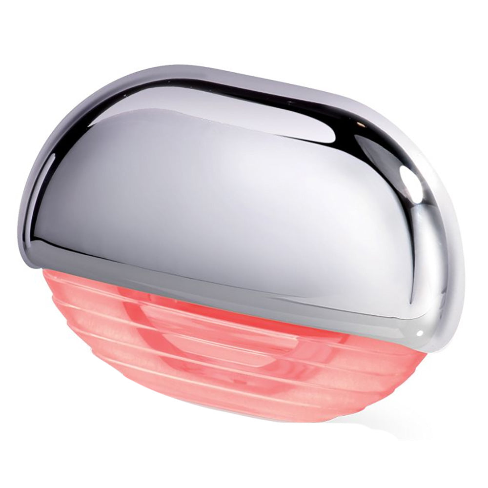 Hella Marine Easy Fit Step Lamp - Red with Chrome Cap | SendIt Sailing