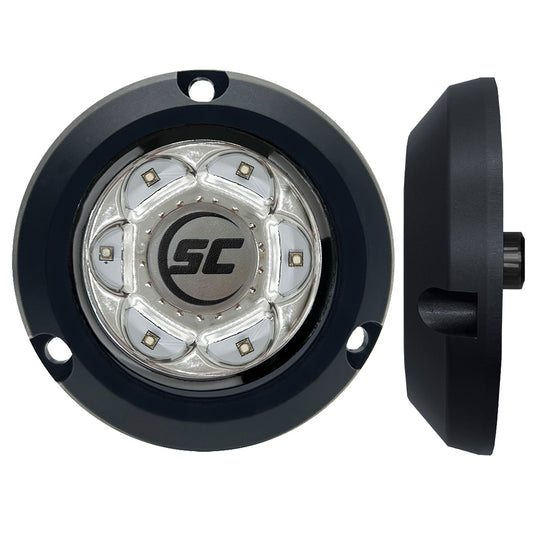 Shadow-Caster SC2 Series Polymer Composite Surface Mount Underwater Light - Great White | SendIt Sailing