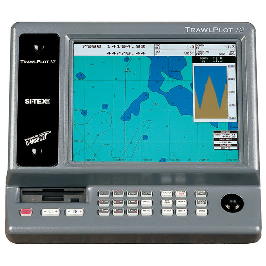 Si-Tex TRAWLPLOT 12 SD Color Chartplotter with WAAS Receiver | SendIt Sailing