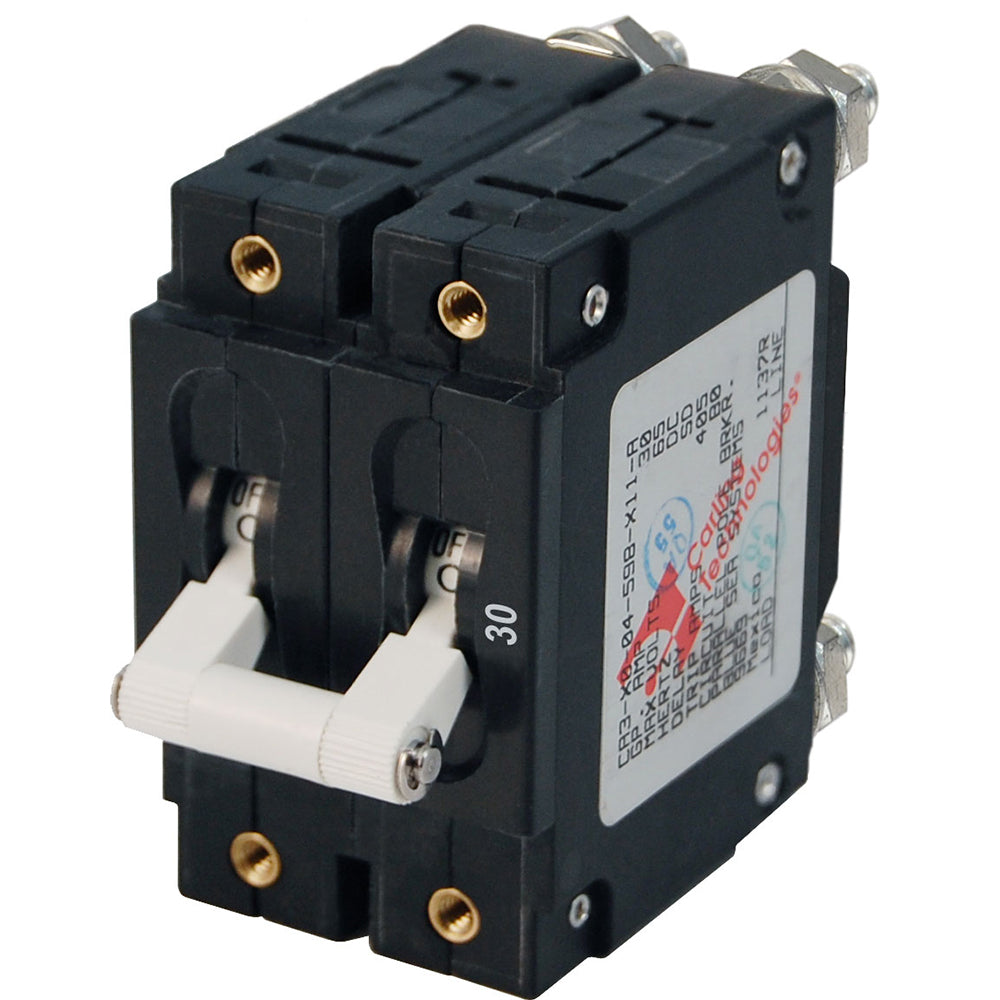 Blue Sea 7365 C-Series Double Pole Circuit Breaker - 30A | SendIt Sailing