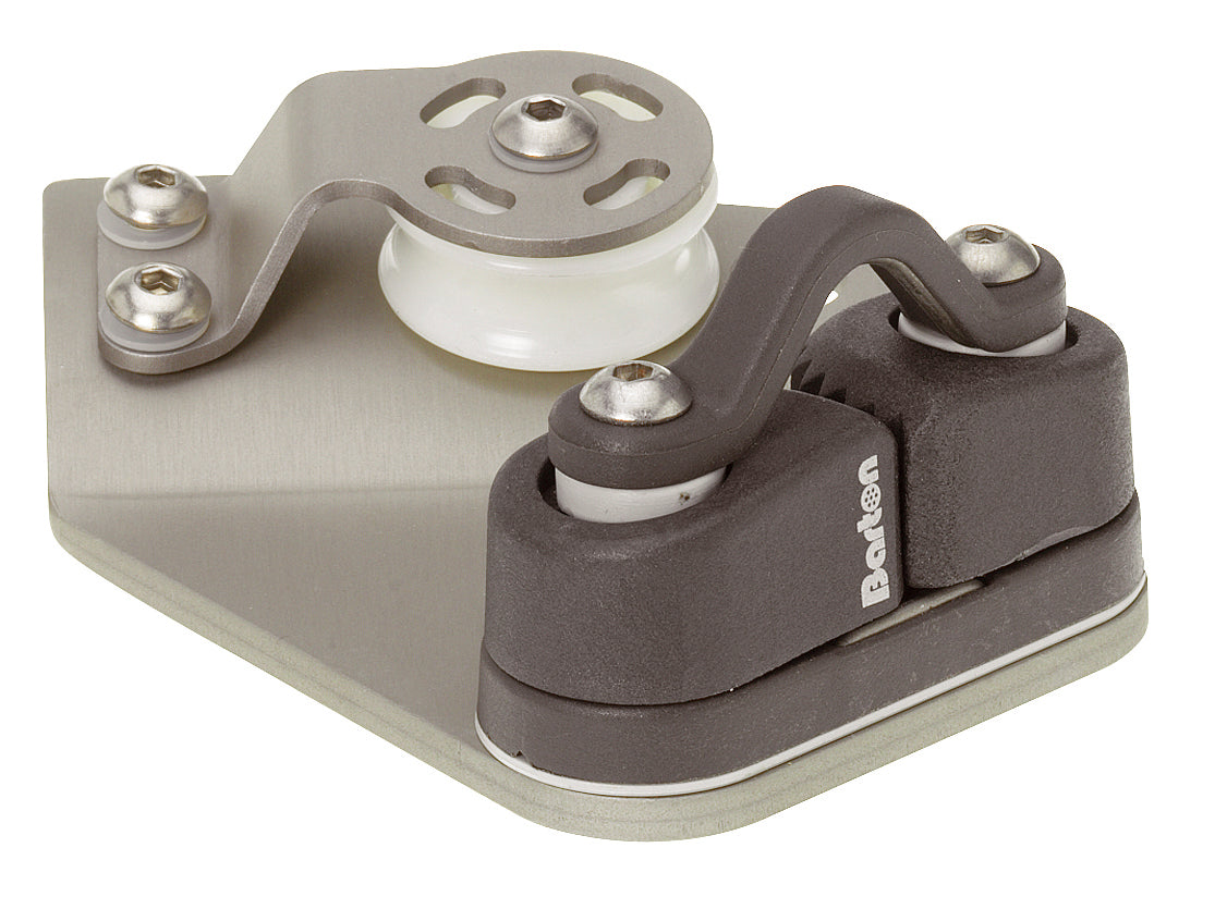 Barton Marine Traveller Cleat Plate Assembly (Pair), 26mm Track | SendIt Sailing