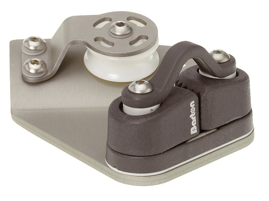 Barton Marine Traveller Cleat Plate Assembly (Pair), 26mm Track | SendIt Sailing