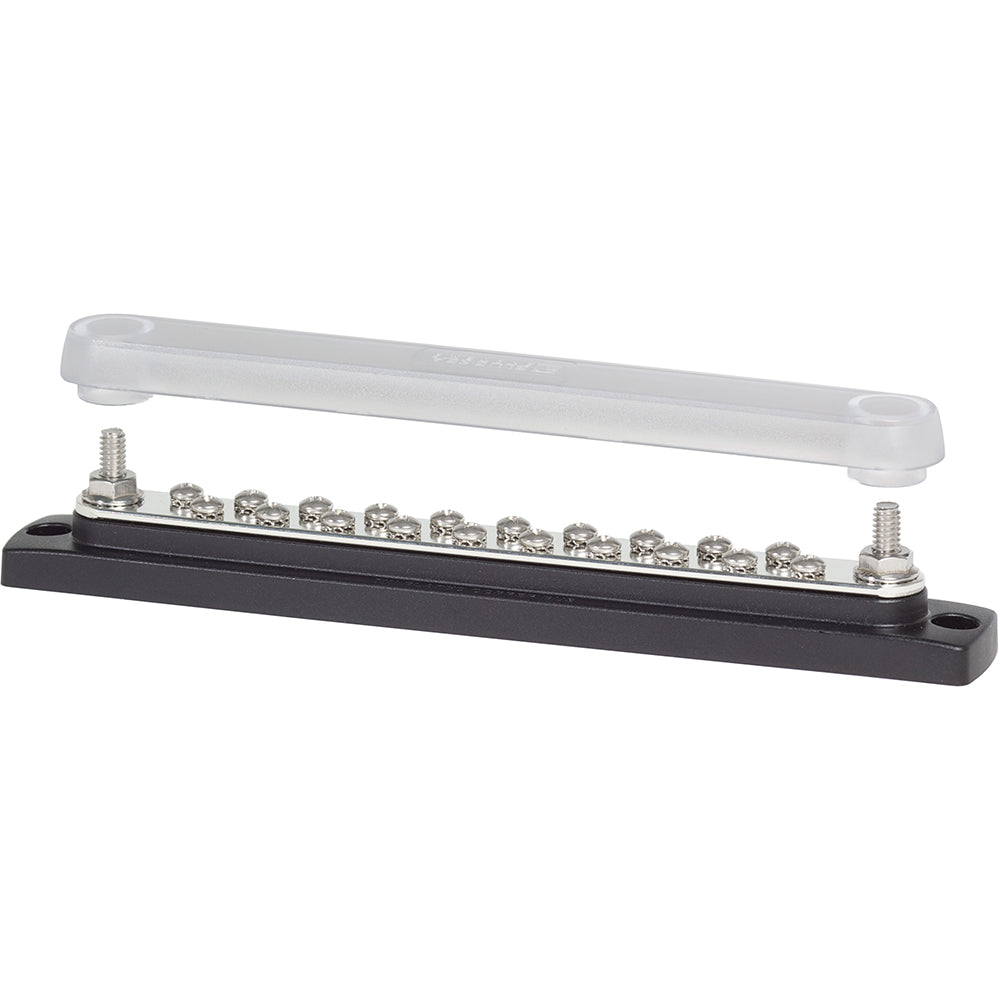 Blue Sea 2312, 150 Ampere Common Busbar 20 x 8-32 Screw Terminal with Cover | SendIt Sailing