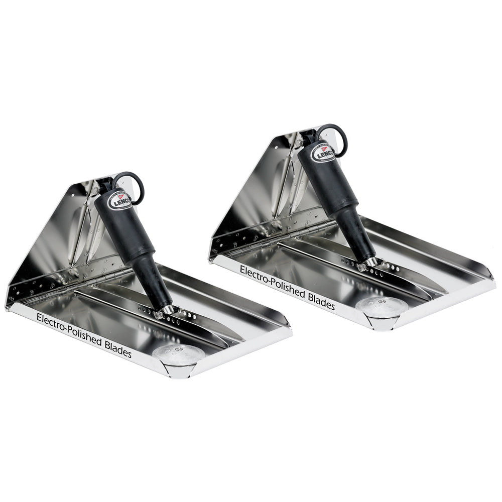 Lenco 16in x 12in Heavy Duty Performance Trim Tab Kit without      Switch Kit 12V | SendIt Sailing