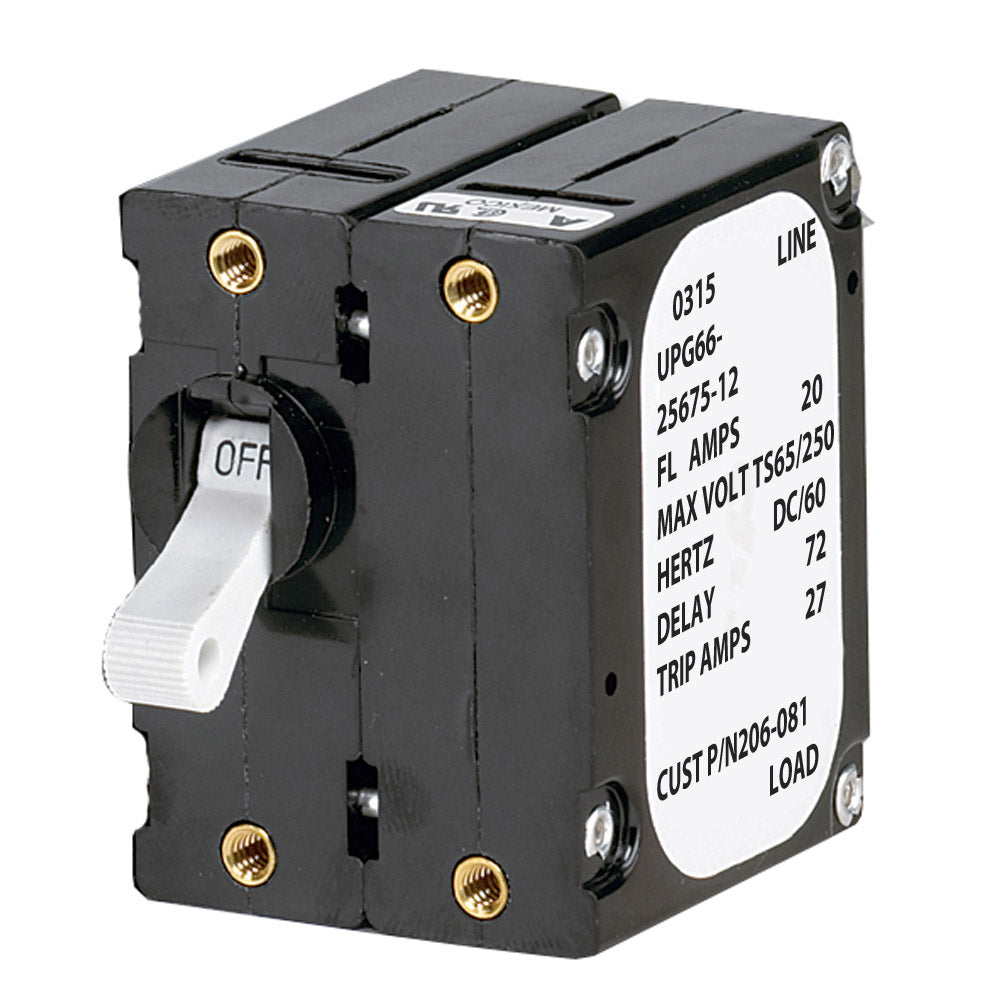 Paneltronics ftAft Frame Magnetic Circuit Breaker - 5 Amps - Double Pole | SendIt Sailing