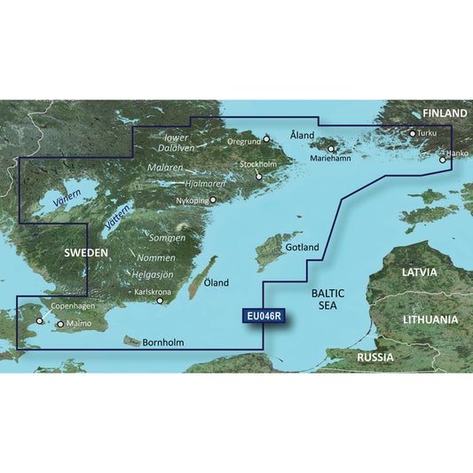 Garmin BlueChart g3 Vision HD - VEU046R - oregrund, Aland to Malmo - microSD/SD | SendIt Sailing