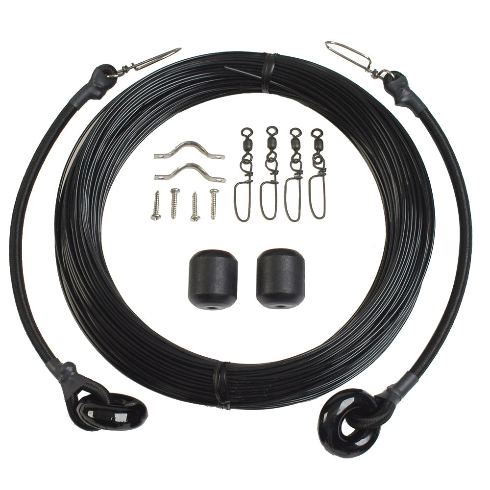 Lee's Deluxe Rigging Kit - Single Rig Up To 37ft - Black Mono | SendIt Sailing