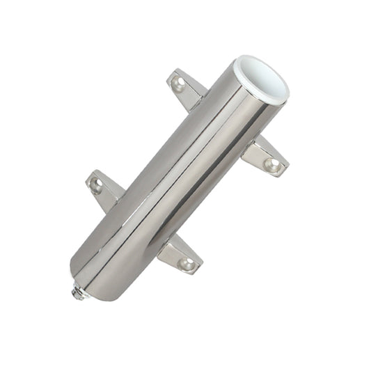 Lee's Stainless Steel Heavy Duty Bulkhead Mount with Swivel Base 2.25in OD X 10.5in Tube | SendIt Sailing