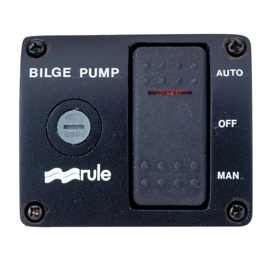 Rule Deluxe 3-Way Lighted Rocker Panel Switch | SendIt Sailing
