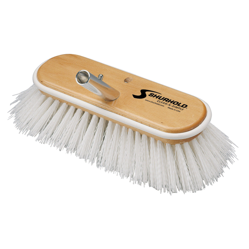 Shurhold 10in Polypropylene Stiff Bristle Deck Brush | SendIt Sailing