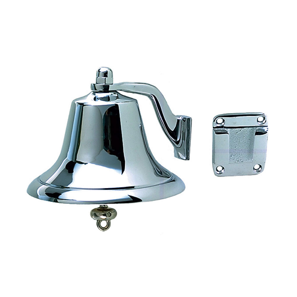 Perko Chrome Plated Bronze Fog Bell - 6in | SendIt Sailing