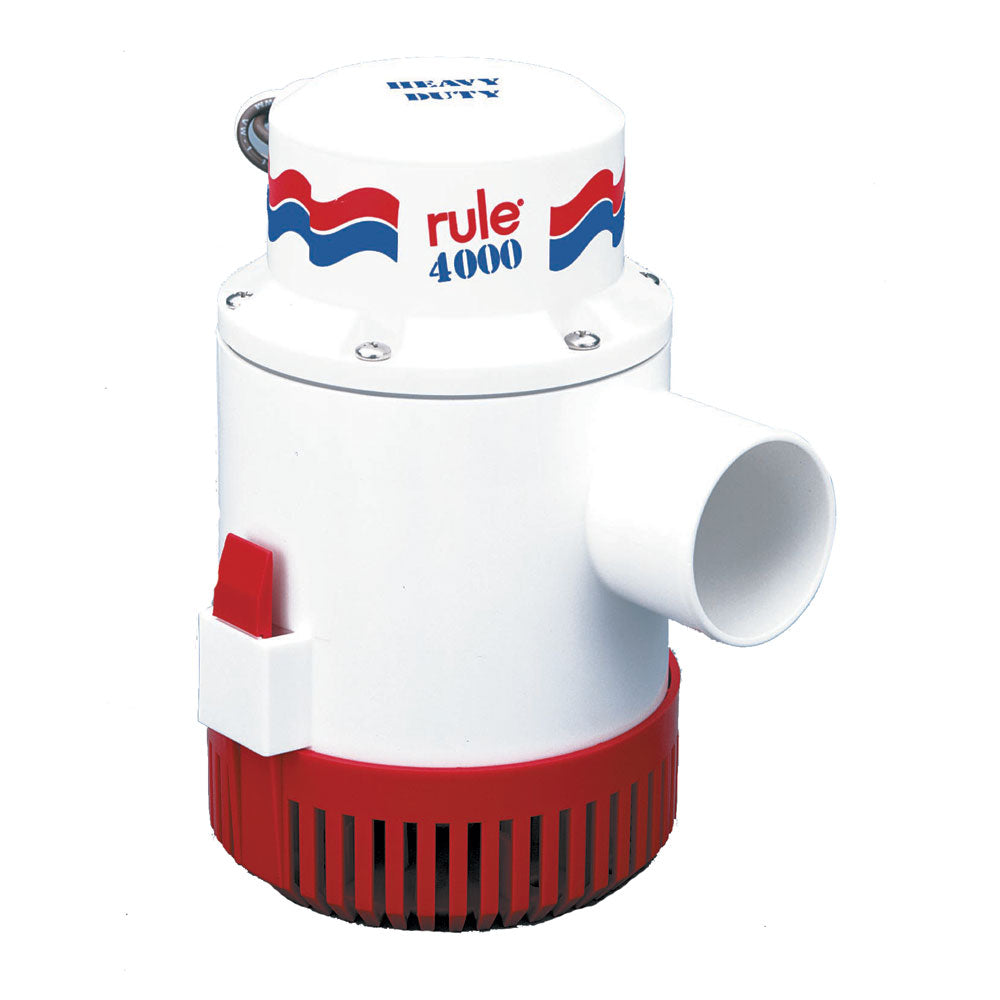 Rule 4000 Non-Automatic Bilge Pump - 12V | SendIt Sailing