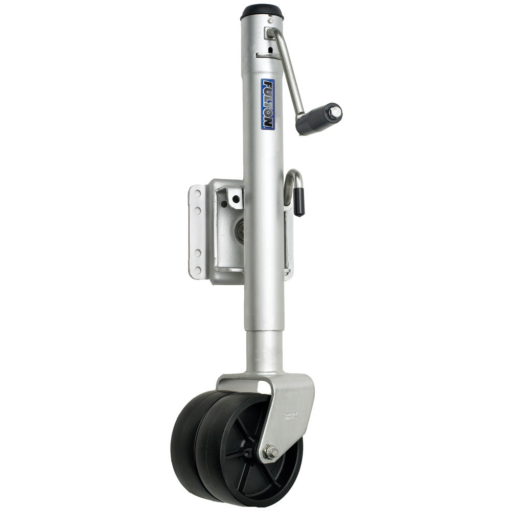 Fulton Dual Wheel 1,500lb Bolt-Thru Swivel Jack | SendIt Sailing