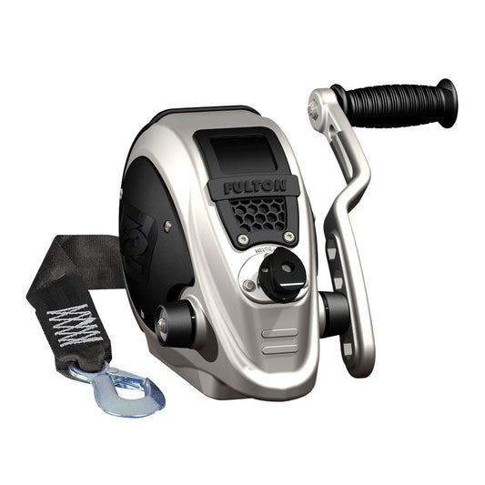 Fulton F2 Trailer Winch 2,000lb with Strap | SendIt Sailing