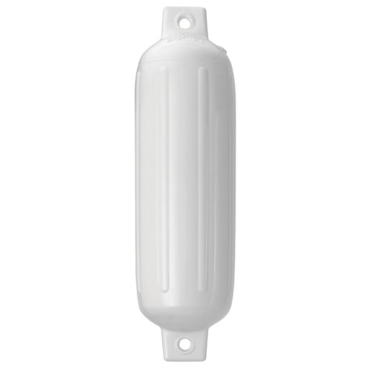 Polyform G-2 Twin Eye Fender 4.5in x 15.5in - White | SendIt Sailing