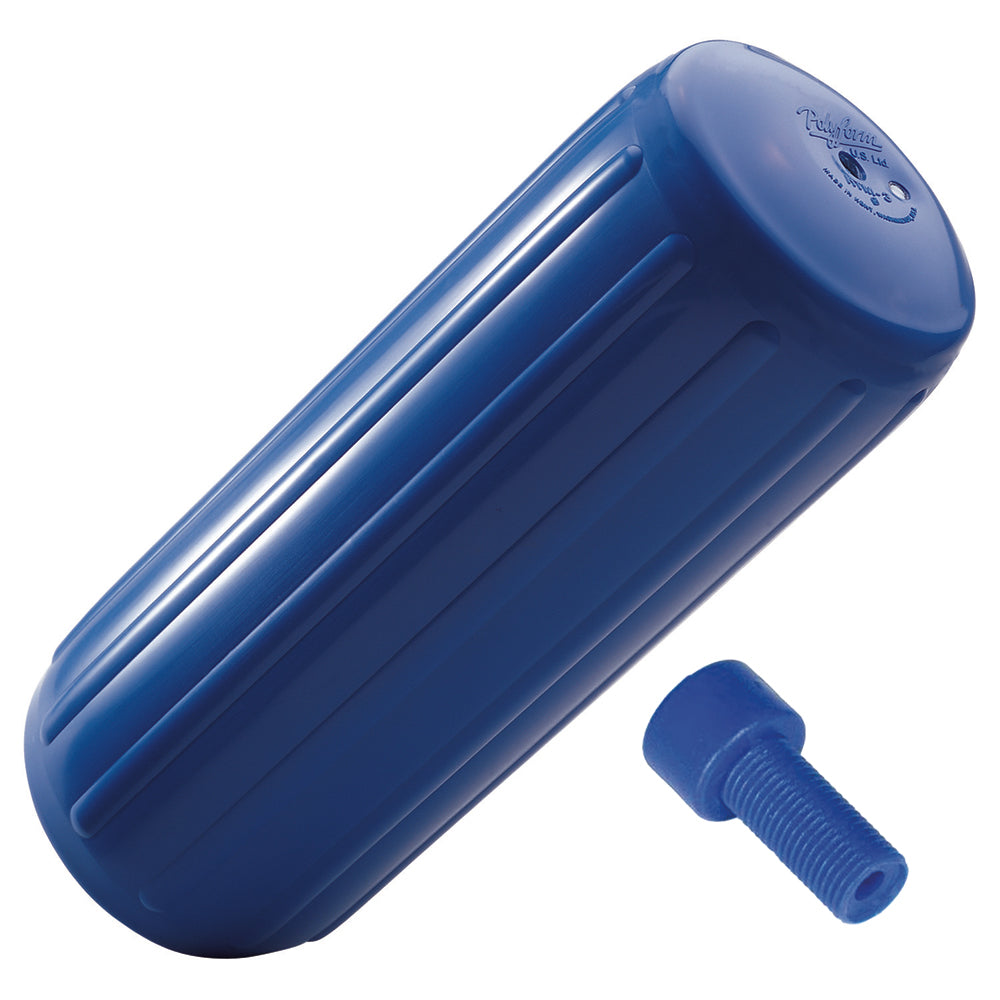 Polyform HTM-1 Fender 6.3in x 15.5in - Blue with Adapter | SendIt Sailing