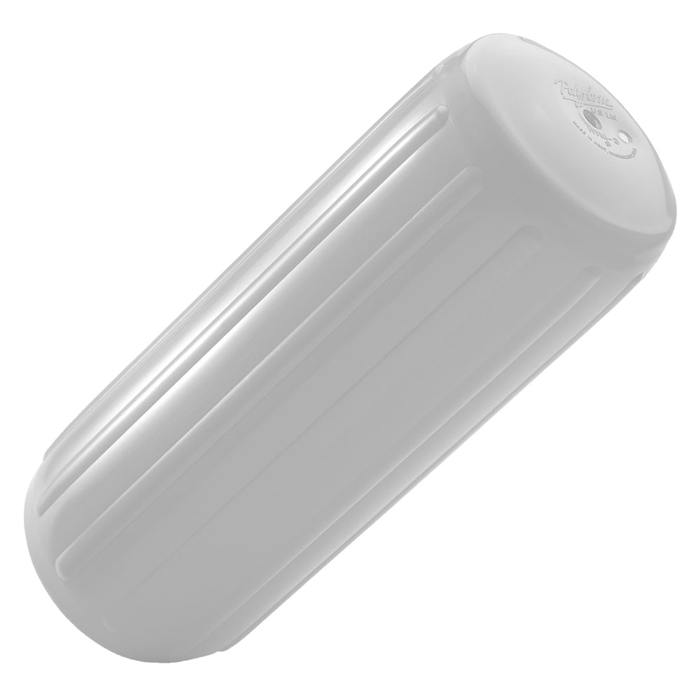 Polyform HTM-3 Fender 10.5in x 27in - White | SendIt Sailing