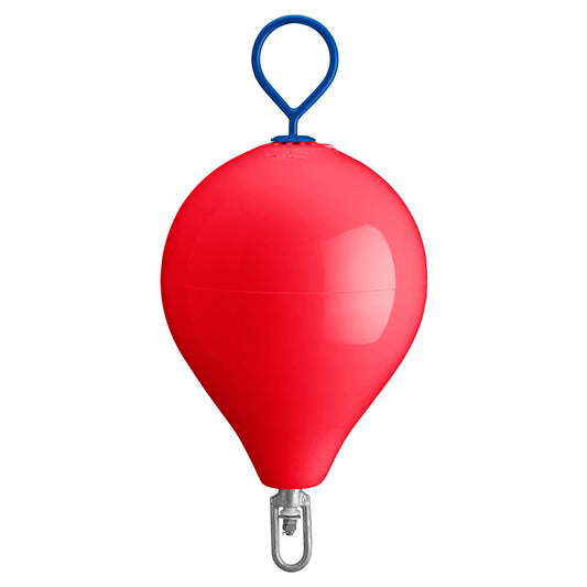Polyform 17in CM Mooring Buoy with Steel Iron - Red | SendIt Sailing