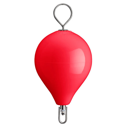 Polyform 17in CM Mooring Buoy with SS Iron - Red | SendIt Sailing