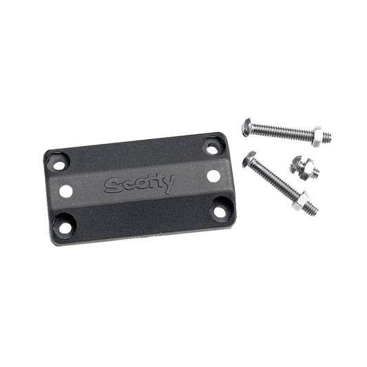 Scotty 242 Rail Mounting Adapter 7/8in-1in - Black | SendIt Sailing